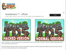Tablet Screenshot of bloonstowerdefense5hacked.net